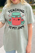 Teaching Is My Jam Comfort Colors Adult Ring-Spun Cotton Tee