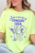 Tini Bit Of Cowgirl Luck Comfort Colors Adult Ring-Spun Cotton Tee