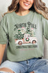 Truck North Pole Tree Farm Comfort Colors Adult Ring-Spun Cotton Tee