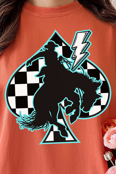 Turquoise Outlaw Comfort Colors Adult Ring-Spun Cotton Tee