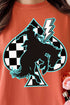 Turquoise Outlaw Comfort Colors Adult Ring-Spun Cotton Tee