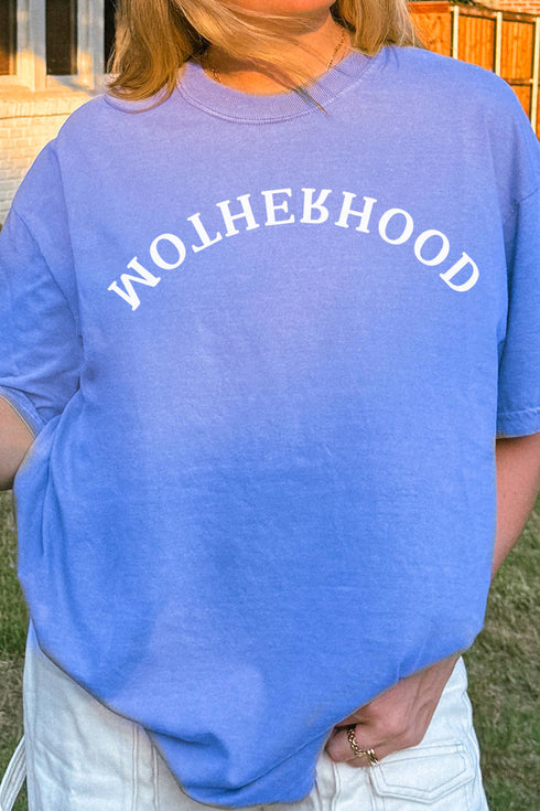 Upside Down Motherhood Comfort Colors Adult Ring-Spun Cotton Tee