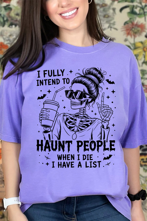 Haunt People Comfort Colors Adult Ring-Spun Cotton Tee
