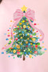 Watercolor Dots Christmas Tree Comfort Colors Adult Ring-Spun Cotton Tee