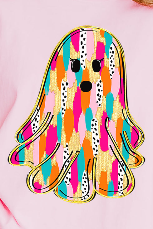 Watercolor Ghost Comfort Colors Adult Ring-Spun Cotton Tee