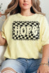 Wavy Checkered Hope Comfort Colors Adult Ring-Spun Cotton Tee