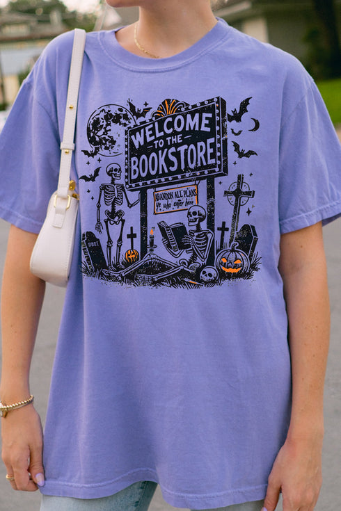 Welcome To The Bookstore Comfort Colors Adult Ring-Spun Cotton Tee