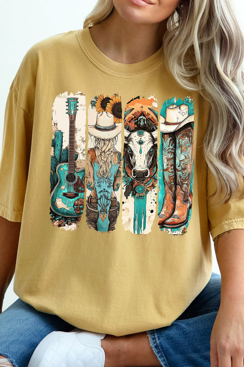 Western Babe Comfort Colors Adult Ring-Spun Cotton Tee