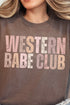 Western Babe Club Comfort Colors Adult Ring-Spun Cotton Tee
