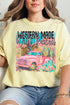 Western Made Wild Raised Comfort Colors Adult Ring-Spun Cotton Tee