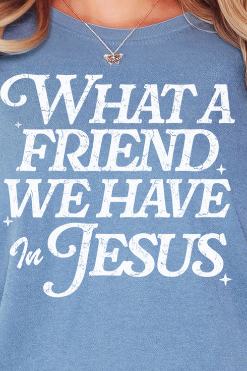 What A Friend Comfort Colors Adult Ring-Spun Cotton Tee