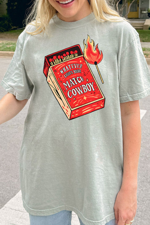 Whatever Lights Your Match Comfort Colors Adult Ring-Spun Cotton Tee