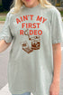 Whiskey Ain't My First Rodeo Comfort Colors Adult Ring-Spun Cotton Tee