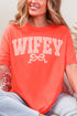 White Lace Wifey Comfort Colors Adult Ring-Spun Cotton Tee