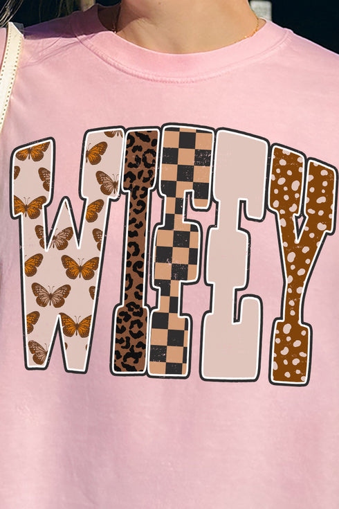 Wifey In The Wild Comfort Colors Adult Ring-Spun Cotton Tee