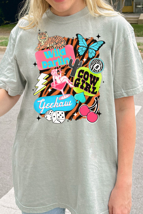 Wild Darlin' Cowgirl Comfort Colors Adult Ring-Spun Cotton Tee