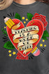 Work Of Heart Roses Comfort Colors Adult Ring-Spun Cotton Tee