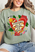 Work Of Heart Roses Comfort Colors Adult Ring-Spun Cotton Tee