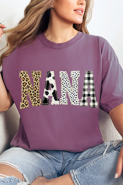 Pattern Play Nana Comfort Colors Adult Ring-Spun Cotton Tee