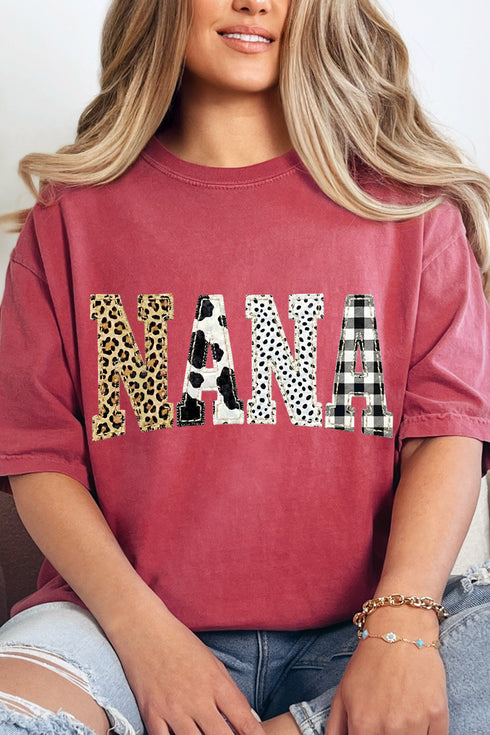 Pattern Play Nana Comfort Colors Adult Ring-Spun Cotton Tee