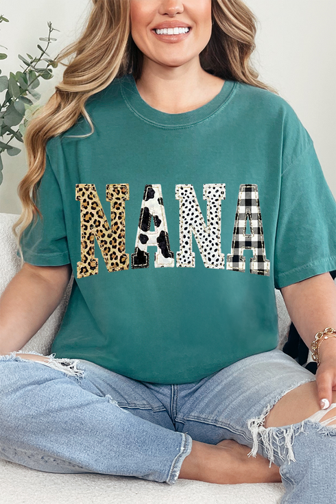Pattern Play Nana Comfort Colors Adult Ring-Spun Cotton Tee