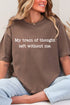 Train Of Thought Comfort Colors Adult Ring-Spun Cotton Tee