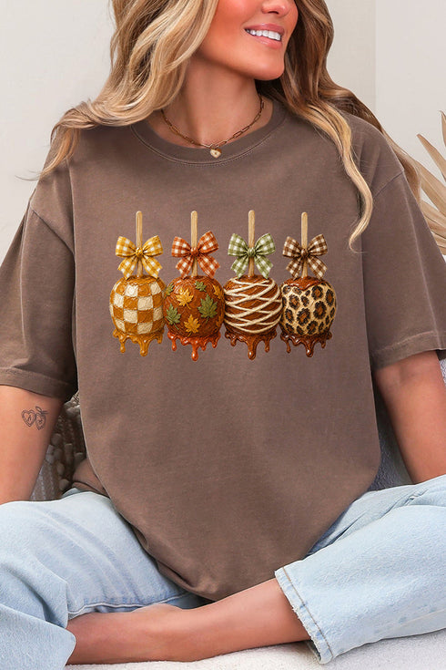 Harvest Painted Apples Comfort Colors Adult Ring-Spun Cotton Tee