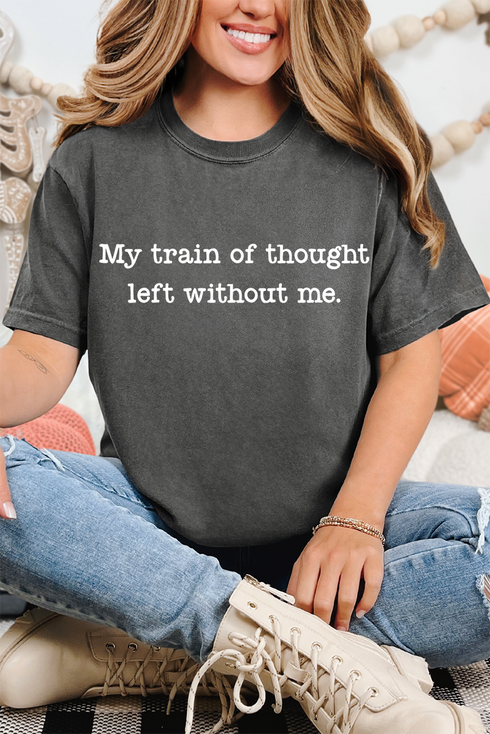 Train Of Thought Comfort Colors Adult Ring-Spun Cotton Tee