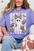 Rainbow Glam Ghost Comfort Colors Adult Ring-Spun Cotton Tee