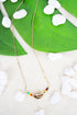 Treasure Cay Goldtone & Multi-Color Cowrie Necklace