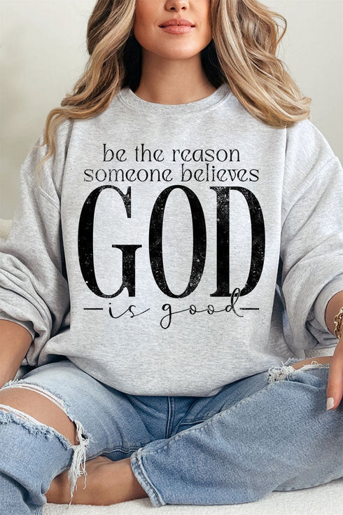 Be The Reason Someone Believes Heavy-weight Crew Sweatshirt