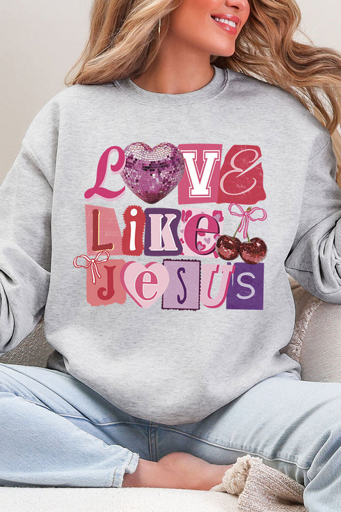 Bold Love Like Jesus Heavy Blend Crew Sweatshirt