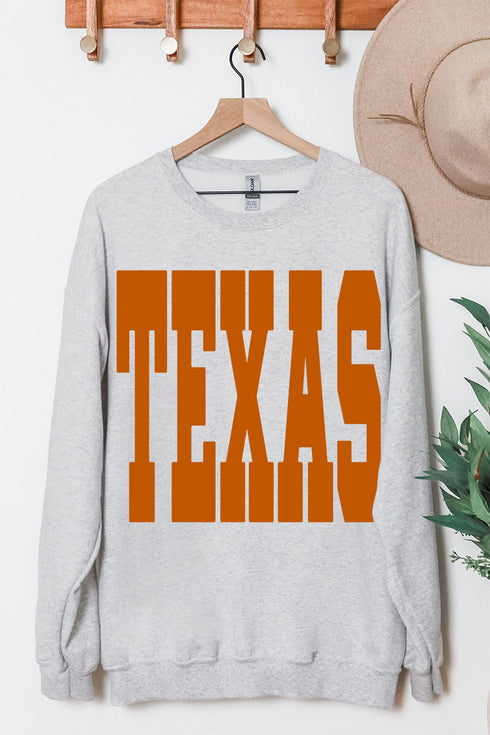 Bold Texas Heavy Blend Crew Sweatshirt