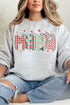 Candy Cane Lane Mama Heavy Blend Crew Sweatshirt