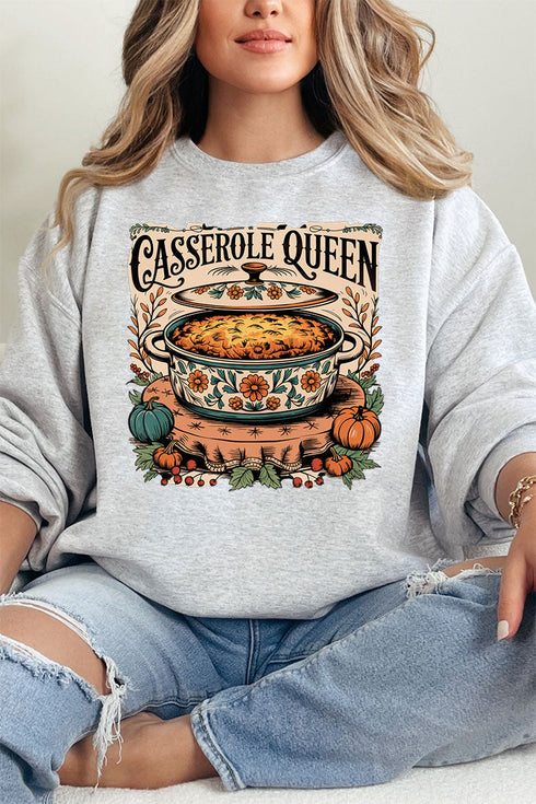 Casserole Queen Heavy Blend Crew Sweatshirt
