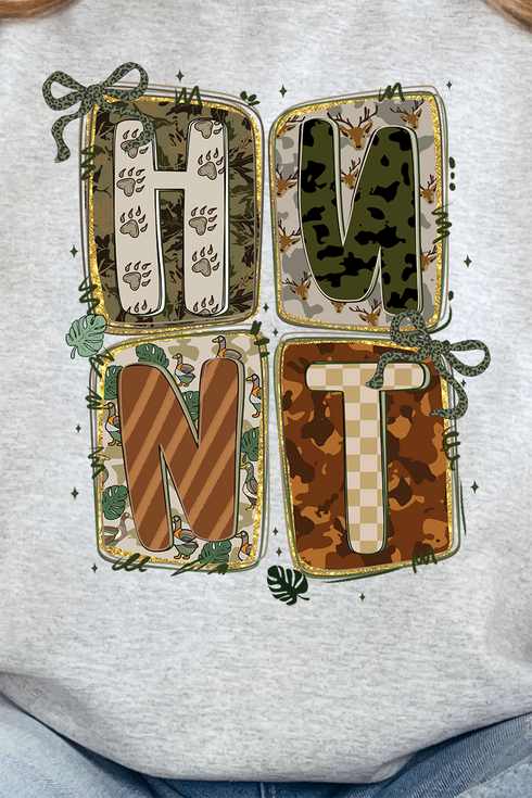 Doodle Coquette Hunt Heavy-weight Crew Sweatshirt