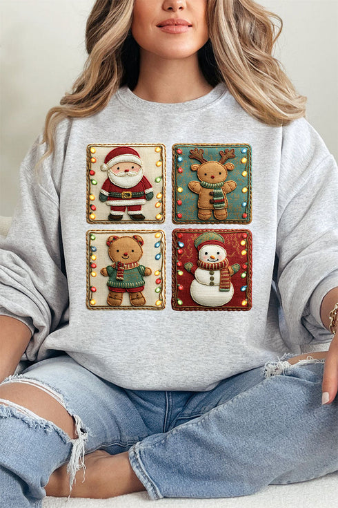 Gang's All Here Christmas Heavy Blend Crew Sweatshirt