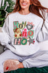 Ho Ho Retro Christmas Heavy Blend Crew Sweatshirt