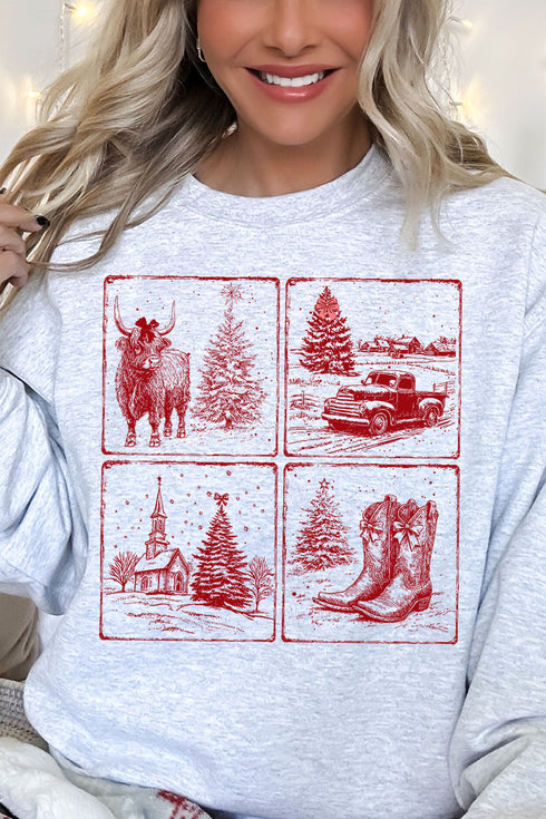 Hometown Holiday Heavy-weight Crew Sweatshirt