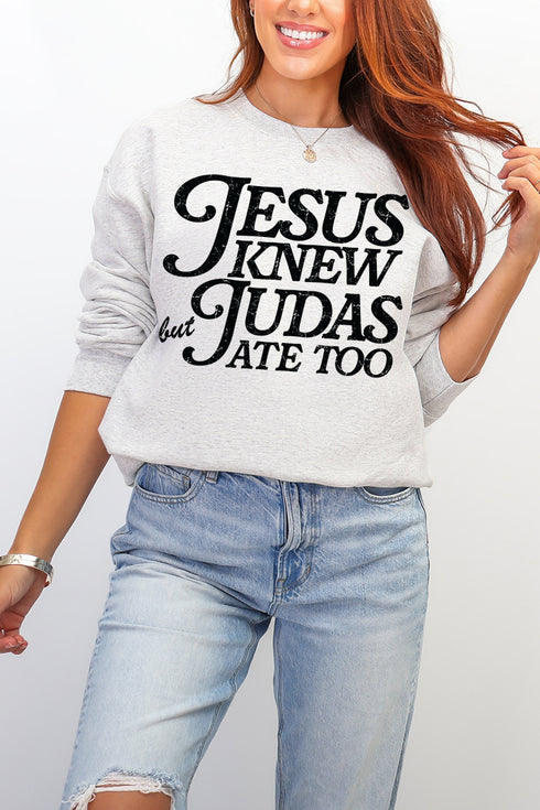 Jesus Knew Heavy Blend Crew Sweatshirt
