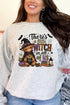 Little Witch Highland Cow Heavy Blend Crew Sweatshirt
