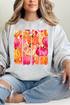 Preppy Pumpkin Brushstroke Heavy-weight Crew Sweatshirt