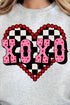 Rockabilly XOXO Heavy Blend Crew Sweatshirt