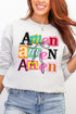 Stacked Amen Coquette Ecosmart Crewneck Sweatshirt
