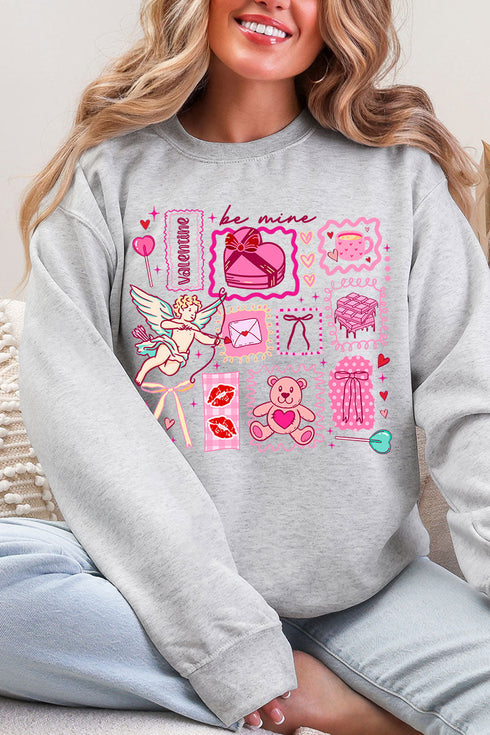 Sweetheart Stickers Heavy Blend Crew Sweatshirt