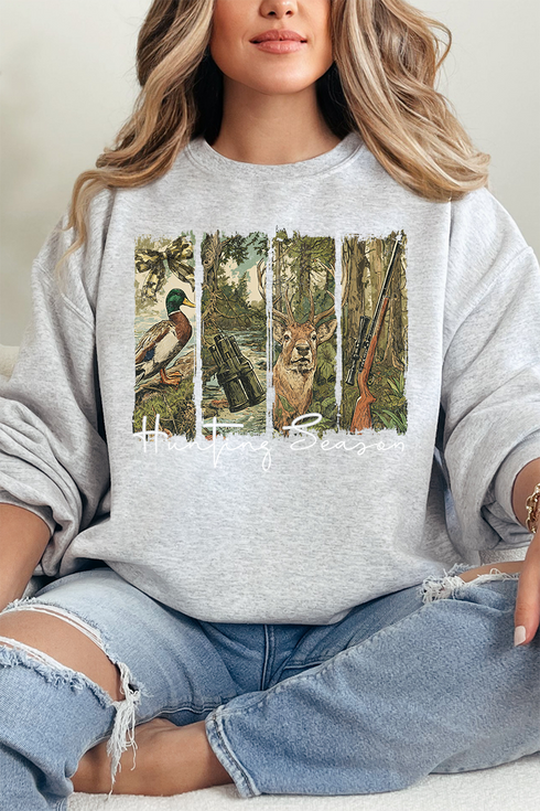 Wild Pursuit Hunting Season Heavy-weight Crew Sweatshirt