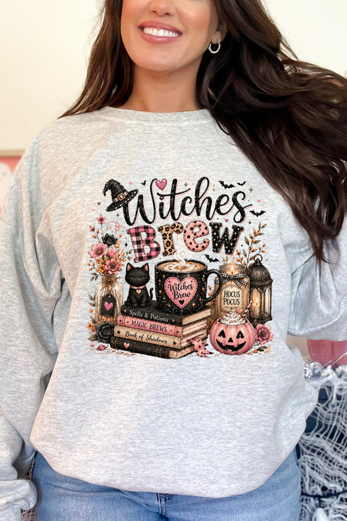 Witches Brew Spells & Potions Heavy Blend Crew Sweatshirt