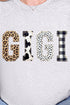 Pattern Play Gigi Heavy Blend Crew Sweatshirt