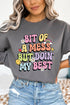 Bit Of A Mess Heavy-weight Crew Sweatshirt