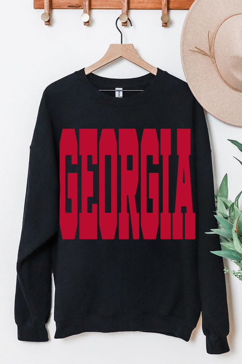 Bold Georgia Heavy Blend Crew Sweatshirt